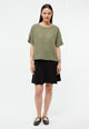 Givn Berlin Bluse GBPINA aus Leinen Blouse Faded Olive (Linen)