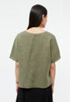 Givn Berlin Bluse GBPINA aus Leinen Blouse Faded Olive (Linen)