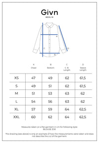 Givn Berlin Bluse ZOE aus LENZING™ ECOVERO™ Blouse Deep Blue