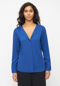 Givn Berlin Bluse ZOE aus LENZING™ ECOVERO™ Blouse Deep Blue