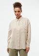 Givn Berlin Blusenhemd GBNADA aus Leinen Blouse Oat Beige (Linen)