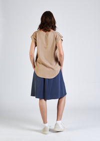 Givn Berlin Blusenshirt CAPRI aus TENCEL™ Lyocell Blouse Light Camel (Tencel)