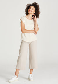 Givn Berlin Blusenshirt CAPRI aus TENCEL™ Lyocell Blouse Off White (Tencel)