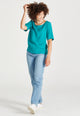 Givn Berlin Blusenshirt ISLA aus TENCEL™ Lyocell Blouse Sea Green (Tencel)