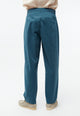 Givn Berlin Bundfaltenhose GBLEWIN relaxed aus Bio-Baumwoll Twill Trousers Basalt