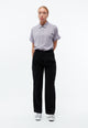 Givn Berlin Bundfaltenhose GBLIZZY aus Bio-Baumwoll Twill Trousers Black