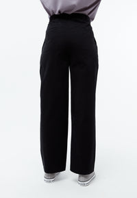Givn Berlin Bundfaltenhose GBLIZZY aus Bio-Baumwoll Twill Trousers Black