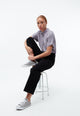 Givn Berlin Bundfaltenhose GBLIZZY aus Bio-Baumwoll Twill Trousers Black