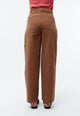 Givn Berlin Bundfaltenhose GBLIZZY aus Bio-Baumwoll Twill Trousers Pecan Brown