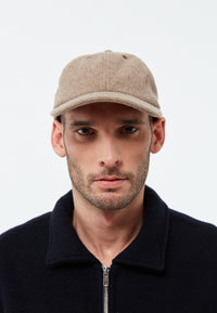Givn Berlin Cap GBTIM aus Wolle Hat Dark Beige