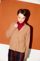 Givn Berlin Cardigan ADORA aus recycelter Wolle Cardigan Camel Beige