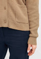 Givn Berlin Cardigan ADORA aus recycelter Wolle Cardigan Camel Beige