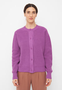 Givn Berlin Cardigan OLINA aus Bio-Baumwolle Cardigan Vivid Violet