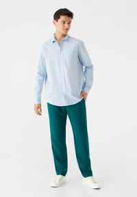 Givn Berlin Leinenhose GBERIC mit Tunnelzug Trousers Malachite Green (Linen)