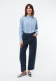 Givn Berlin Cordhose GBCORALIE in eleganter Passform aus Bio-Baumwolle Trousers Midnight Blue (Cord)