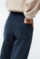 Givn Berlin Cordhose GBELENA in weiter Passform aus Bio-Baumwolle Trousers Midnight Blue (Cord)