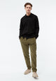 Givn Berlin Cordhose GBERIC aus Bio-Baumwolle mit elastischem Bund Trousers Khaki (Cord)