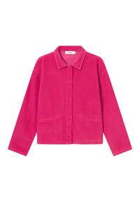 Givn Berlin Cordjacke EMMI aus Bio-Baumwolle Jacket Berry Pink (Cord)