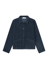 Givn Berlin Cordjacke EMMI aus Bio-Baumwolle Jacket Midnight Blue (Cord)