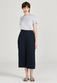 Givn Berlin Culotte ANNA aus TENCEL™ Lyocell Trousers Midnight Blue (Tencel)