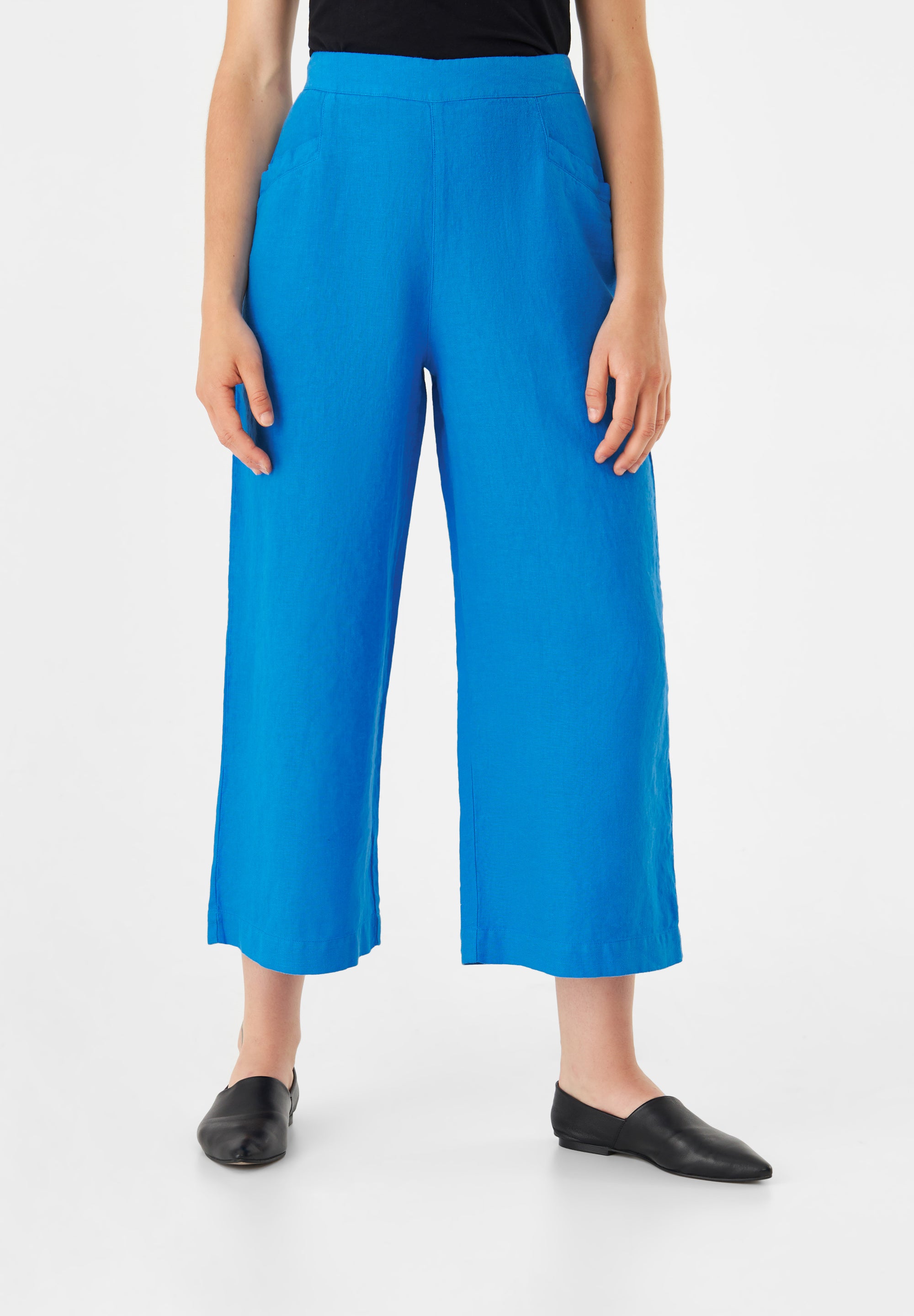 Givn Berlin Culotte GBFAY aus Leinen Trousers French Blue (Linen)