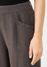 Givn Berlin Culotte GBFAY aus Leinen Trousers Taupe (Linen)