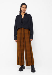 Givn Berlin Flanellhemd COSIMA aus Bio-Baumwolle Blouse Anthracite