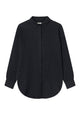 Givn Berlin Flanellhemd COSIMA aus Bio-Baumwolle Blouse Anthracite