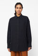 Givn Berlin Flanellhemd COSIMA aus Bio-Baumwolle Blouse Anthracite