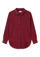 Givn Berlin Flanellhemd COSIMA aus Bio-Baumwolle Blouse Tibetan Red