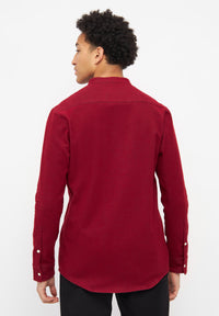 Givn Berlin Flanellhemd WES aus Bio-Baumwolle Buttoned Shirt Tibetan Red