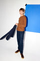 Givn Berlin Flanellhose ERIC aus Bio-Baumwolle Trousers Marine Blue