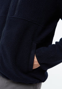 Givn Berlin Fleecejacke GBSPENCER aus recyceltem Polyester Jacket Dark Blue