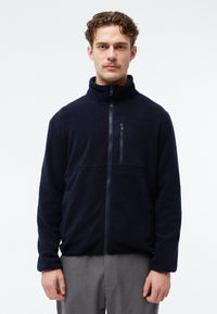 Givn Berlin Fleecejacke GBSPENCER aus recyceltem Polyester Jacket Dark Blue