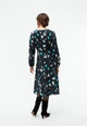 Givn Berlin GBAnissa Dress Black / Dark Teal (Flowers)