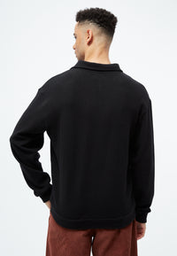 Givn Berlin Sweater GBBELA aus recycelter Baumwolle mit Kragen Sweater Black
