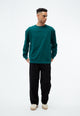 Givn Berlin Heavyweight Sweater GBCEMALI relaxed Fit aus Bio-Baumwolle Sweater Dark Teal