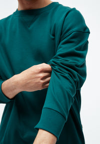Givn Berlin Heavyweight Sweater GBCEMALI relaxed Fit aus Bio-Baumwolle Sweater Dark Teal