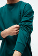 Givn Berlin Heavyweight Sweater GBCEMALI relaxed Fit aus Bio-Baumwolle Sweater Dark Teal