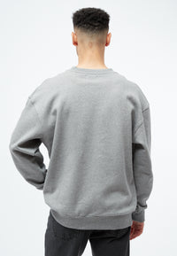 Givn Berlin GBCemali (Circles Squares) Sweater Grey Melange