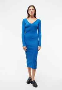 Givn Berlin GBCorinna Dress Cornflower Blue (Rib)