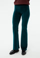 Givn Berlin Samthose GBELODIE flared leg aus Bio-Baumwolle Trousers Dark Teal