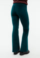 Givn Berlin Samthose GBELODIE flared leg aus Bio-Baumwolle Trousers Dark Teal