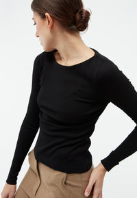Givn Berlin GBIna Longsleeve Black (Rib)