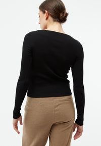 Givn Berlin GBIna Longsleeve Black (Rib)