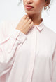 Givn Berlin Bluse GBIVA aus LENZING™ ECOVERO™ mit Stehkragen Blouse Blush Pink