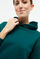 Givn Berlin Cropped Sweater GBJESSA (Logo) aus Bio-Baumwolle Sweater Dark Teal