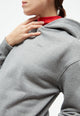 Givn Berlin Cropped Sweater GBJESSA (Logo) aus Bio-Baumwolle Sweater Grey Melange