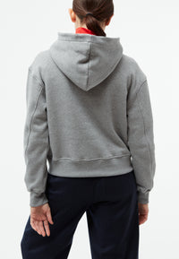 Givn Berlin Cropped Sweater GBJESSA (Logo) aus Bio-Baumwolle Sweater Grey Melange