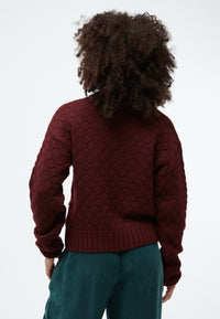 Givn Berlin GBJustine Sweater Burgundy (Merino)